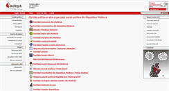 Desktop Screenshot of parties.e-democracy.md